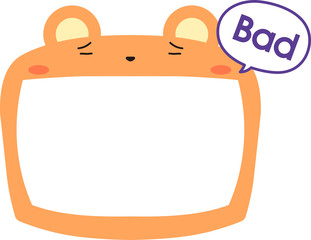 Cute Bear whiteboard