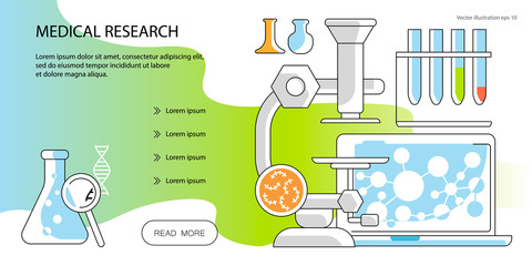 Web page for online medicine