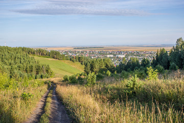 Fototapeta premium view of the countryside