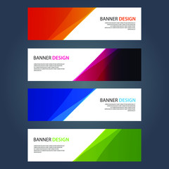 Vector Abstract design banner web template