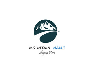 Mountain Logo Business Template Vector