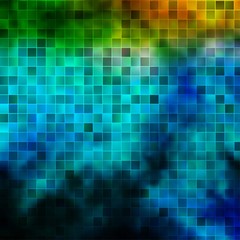 Light Blue, Green vector background in polygonal style.