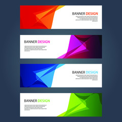 Vector Abstract design banner web template