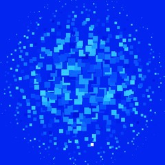 Light BLUE vector pattern in square style. Rectangles with colorful gradient on abstract background. Template for cellphones.