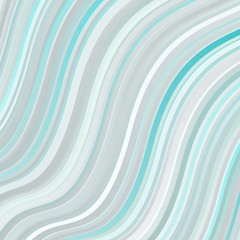 Light BLUE vector template with wry lines. Abstract illustration with bandy gradient lines. Pattern for ads, commercials.