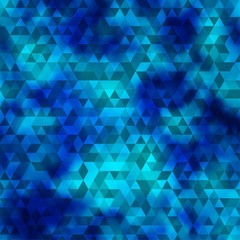 Light BLUE vector background with triangles.