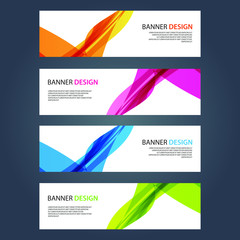 Fototapeta premium Vector Abstract design banner web template