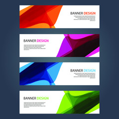 Vector Abstract design banner web template