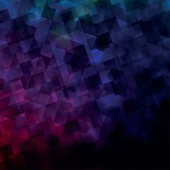 Dark Blue, Red vector backdrop with lines, triangles.