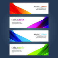 Fototapeta premium Vector Abstract design banner web template