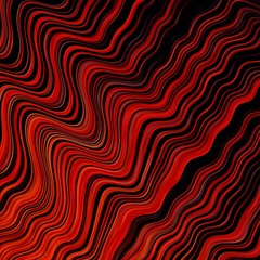 Dark Blue, Yellow vector background with curved lines. Colorful illustration with curved lines. Pattern for booklets, leaflets.