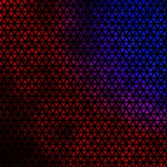 Light Blue, Red vector background with triangles.