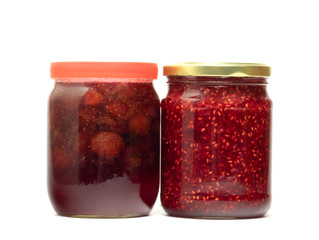  jam jars isolate