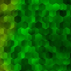 Fototapeta na wymiar Light Green vector texture with colorful hexagons.