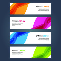 Fototapeta premium Vector Abstract design banner web template