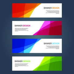 Vector Abstract design banner web template