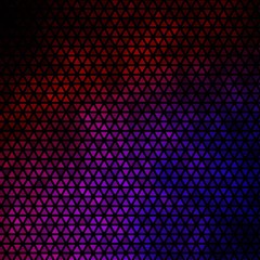 Dark Blue, Red vector pattern with polygonal style.