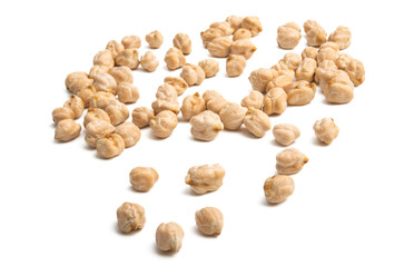 chickpea beans isolated