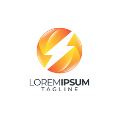 Obraz premium Bolt graphic design template vector isolated illustration