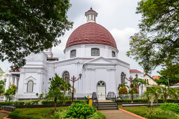Dome Church Blenduk. Built in 1753, the oldest church in the province 