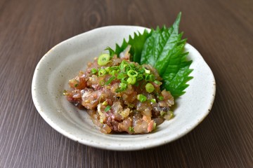 鯵のなめろう