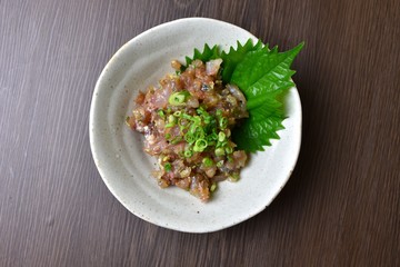 鯵のなめろう