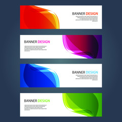 Vector Abstract design banner web template