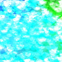 Light Blue, Green vector texture with disks.