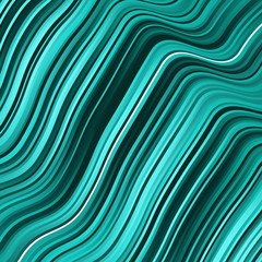 Fototapeta premium Light Green vector background with wry lines. Colorful illustration in circular style with lines. Best design for your ad, poster, banner.