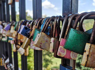 Colorful Keys Locking