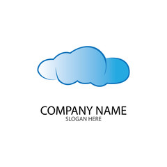 Cloud template vector