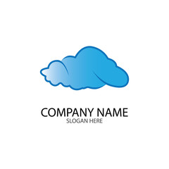 Cloud template vector