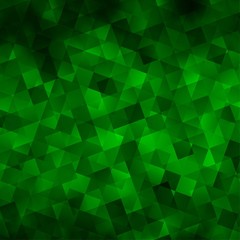 Fototapeta na wymiar Light Green vector background with triangles, rectangles.