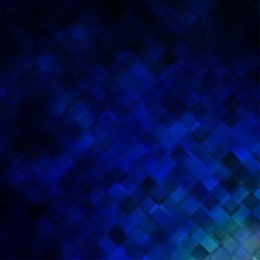 Dark BLUE vector backdrop with rectangles.