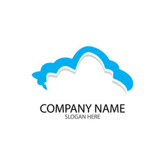 Cloud template vector