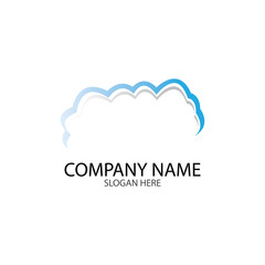 Cloud template vector