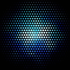 Dark BLUE vector background with circles. Abstract illustration with colorful spots in nature style. Pattern for websites, landing pages.