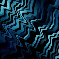 Fototapeta premium Dark BLUE vector template with lines.