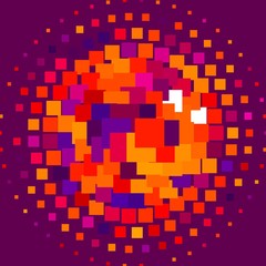 Light Blue, Red vector layout with lines, rectangles. Rectangles with colorful gradient on abstract background. Design for your business promotion.