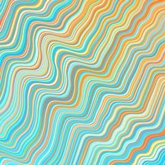 Light Blue, Yellow vector backdrop with curved lines.