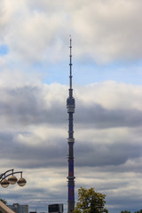 Obraz premium Ostankino TV Tower in Moscow, Russia