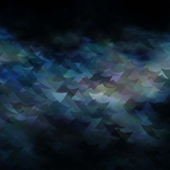 Obraz premium Dark BLUE vector template with crystals, squares.