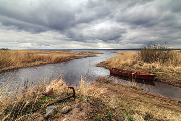 Ladoga lake, Leningrad region, Russia