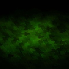 Dark Green vector background with rectangles.