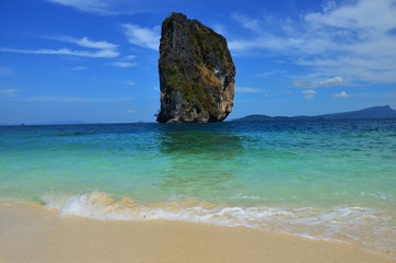 Fototapeta na wymiar The tropical beach in Thailand