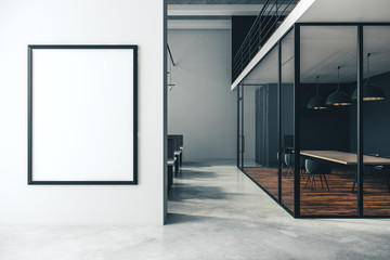 Contemporary meeting room interior