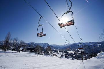 スキーリゾート、湯沢の岩原スキー場