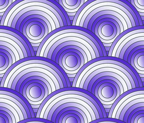 circular waves gradient seamless indigo