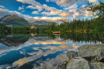 Strbske Pleso in  High Tatras from Slovakia