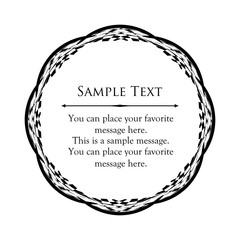 装飾デザイン　美しい額　フレームデザイン　テンプレート　アンティーク　ビンテージ　ラグジュアリー　美しい